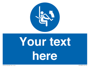 Custom Mandatory: Open safety bar of chairlift